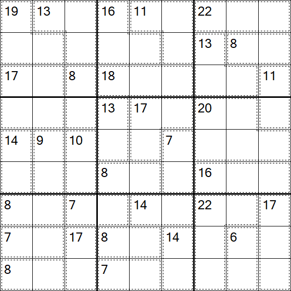 Killer Sudoku - Easy