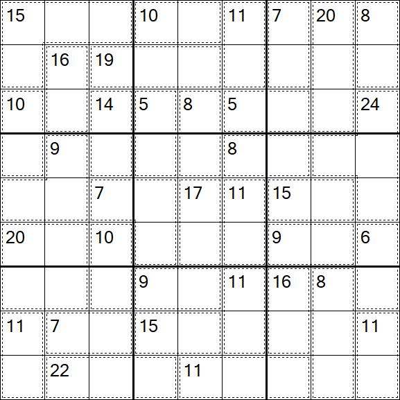 Killer Sudoku - Easy