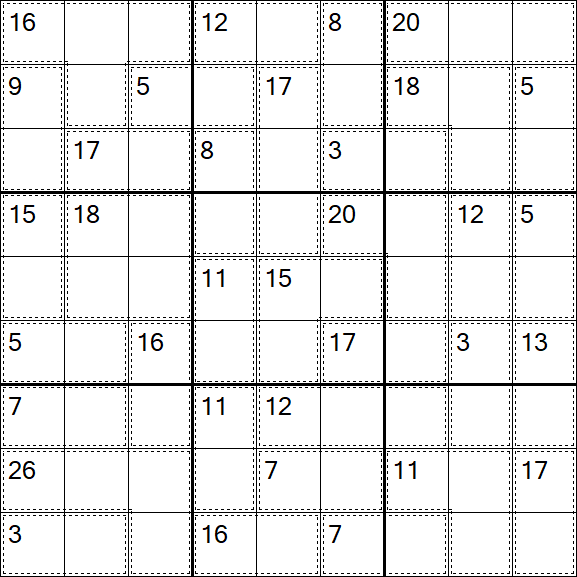 Killer Sudoku - Simple