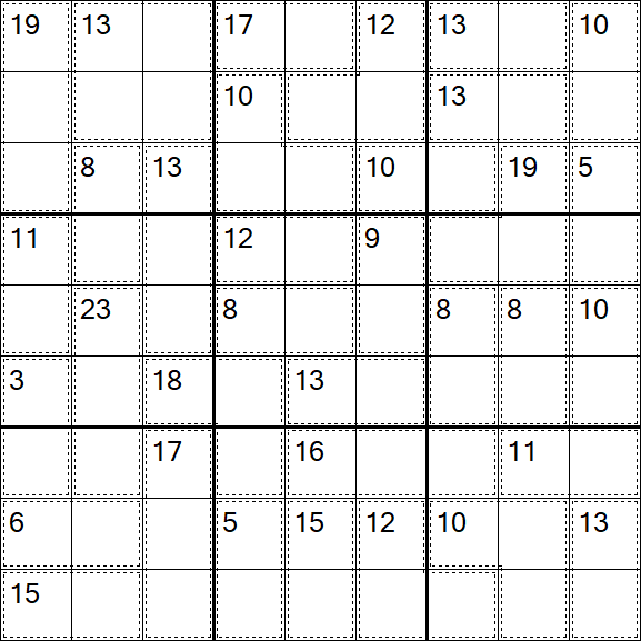 Killer Sudoku - Easy