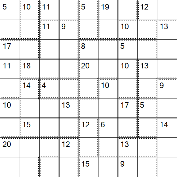 Killer Sudoku - Easy