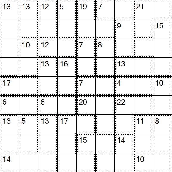 Killer Sudoku - Easy