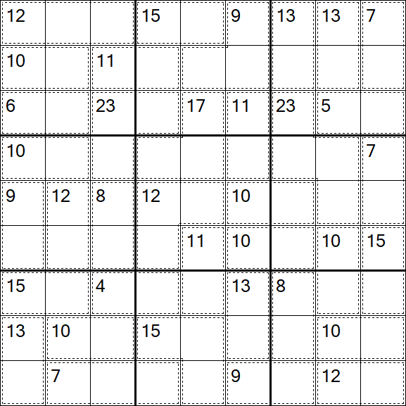 Killer Sudoku - Easy