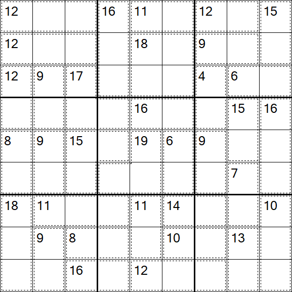 Killer Sudoku - Easy