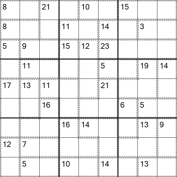 Killer Sudoku - Easy