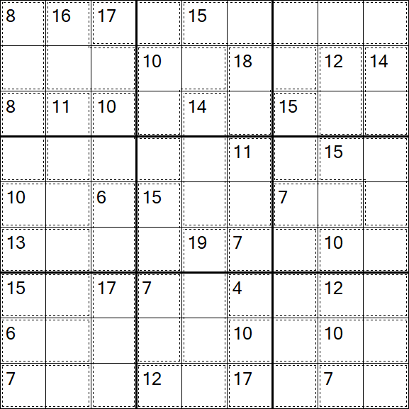 Killer Sudoku - Einfach