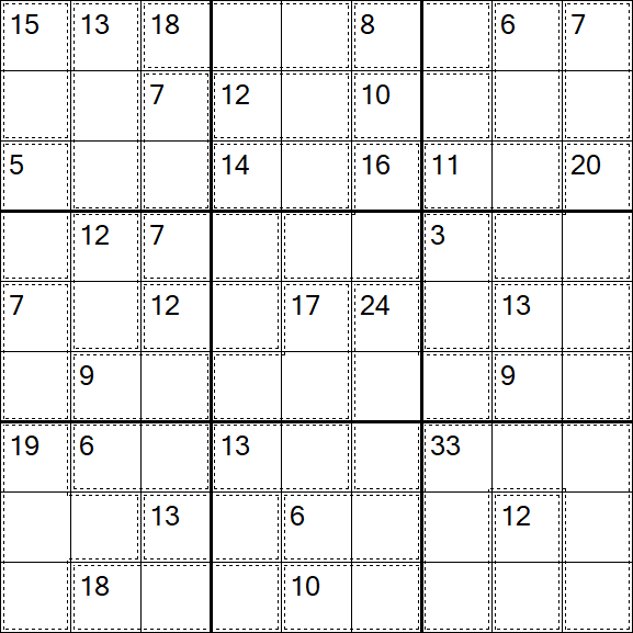Killer Sudoku - Einfach
