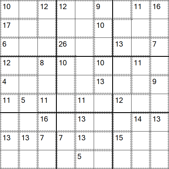 Killer Sudoku - Easy