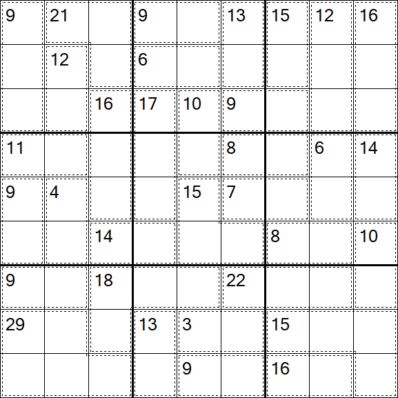 Killer Sudoku - Einfach