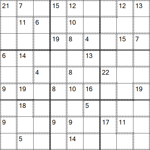 Killer Sudoku - Einfach