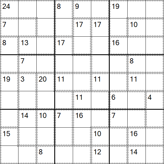 Killer Sudoku - Einfach