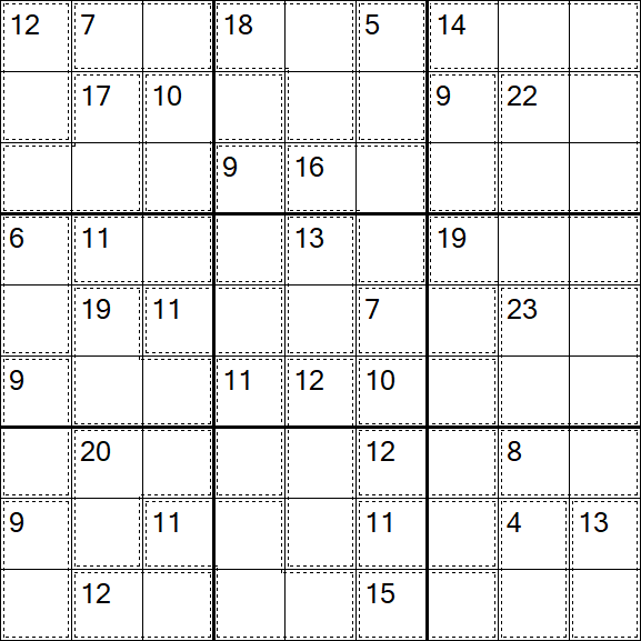 Killer Sudoku - Easy