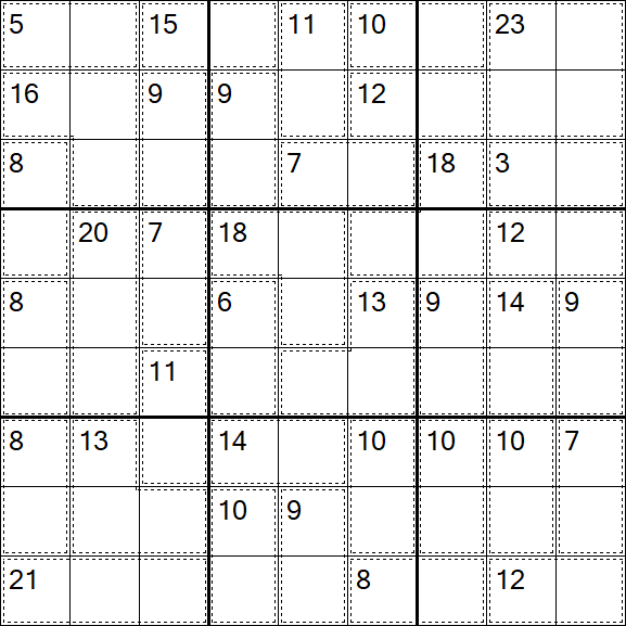 Killer Sudoku - Easy