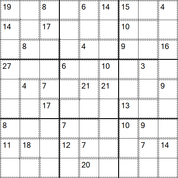Killer Sudoku - Easy