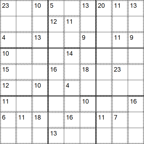 Killer Sudoku - Einfach
