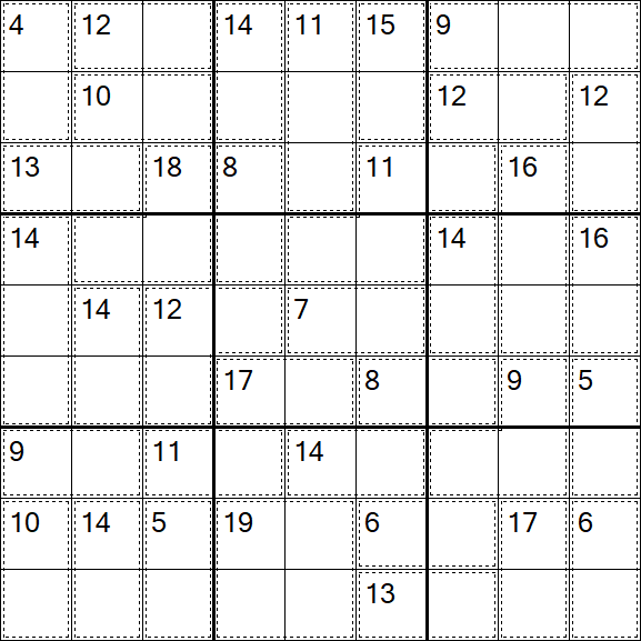 Killer Sudoku - Einfach