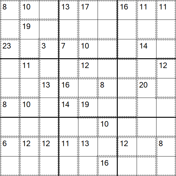 Killer Sudoku - Easy