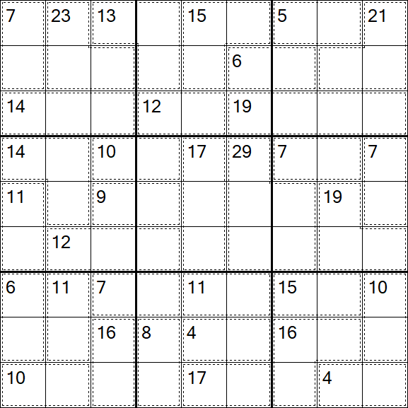 Killer Sudoku - Easy
