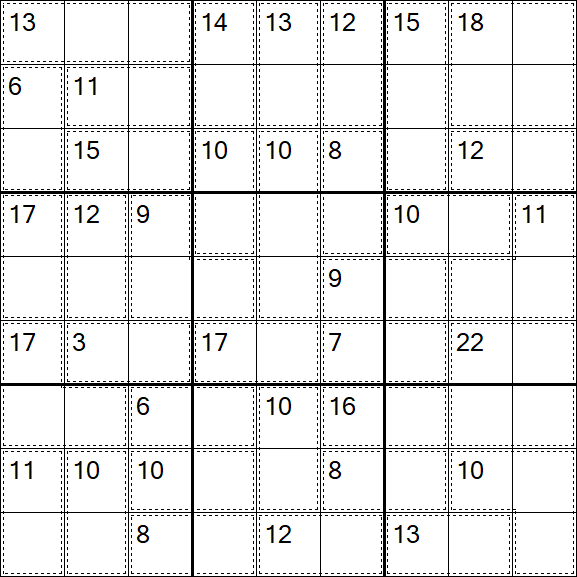 Killer Sudoku - Easy