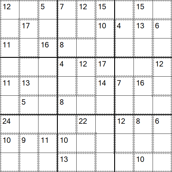 Killer Sudoku - Easy