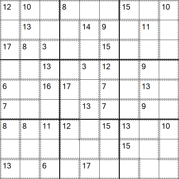 Killer Sudoku - Easy