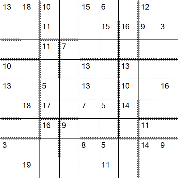 Killer Sudoku - Einfach