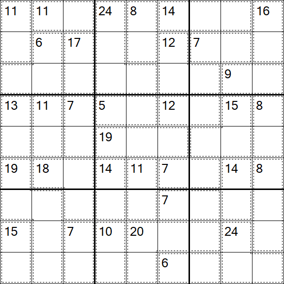 Killer Sudoku - Einfach