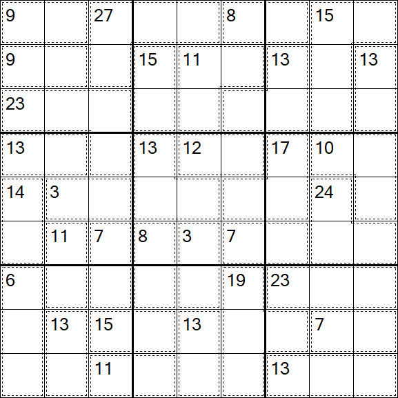 Killer Sudoku - Einfach