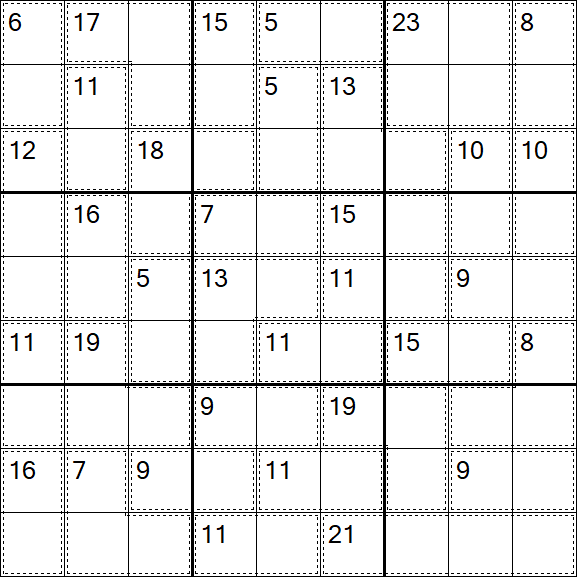 Killer Sudoku - Easy