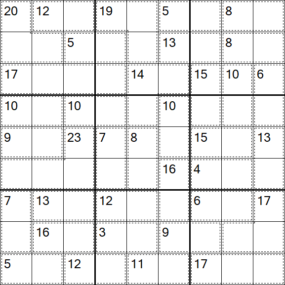 Killer Sudoku - Easy