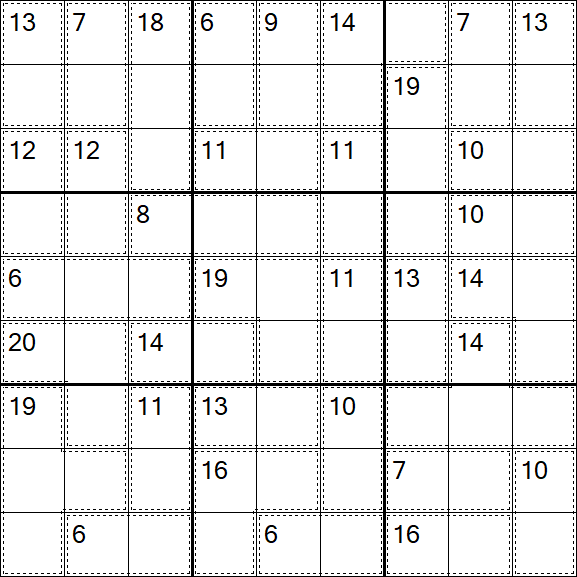 Killer Sudoku - Einfach