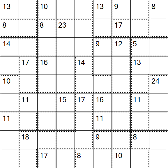 Killer Sudoku - Easy
