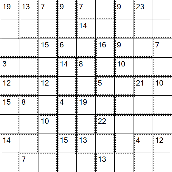Killer Sudoku - Easy