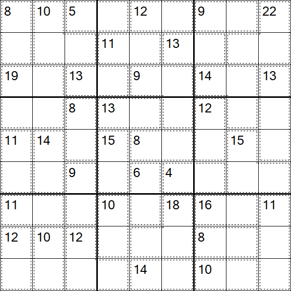 Killer Sudoku - Easy