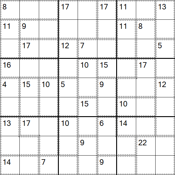 Killer Sudoku - Easy