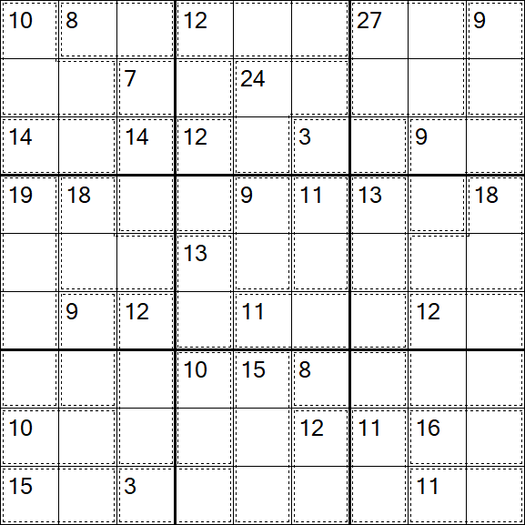 Killer Sudoku - Easy