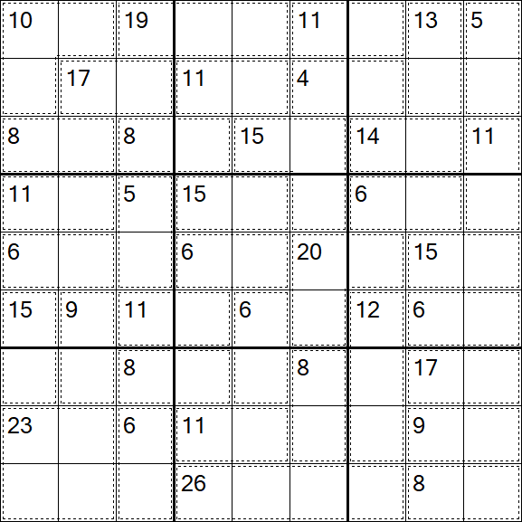 Killer Sudoku - Easy