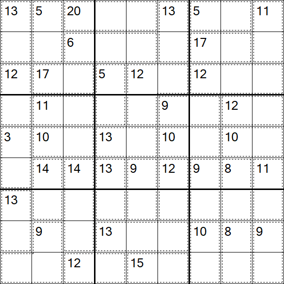 Killer Sudoku - Einfach