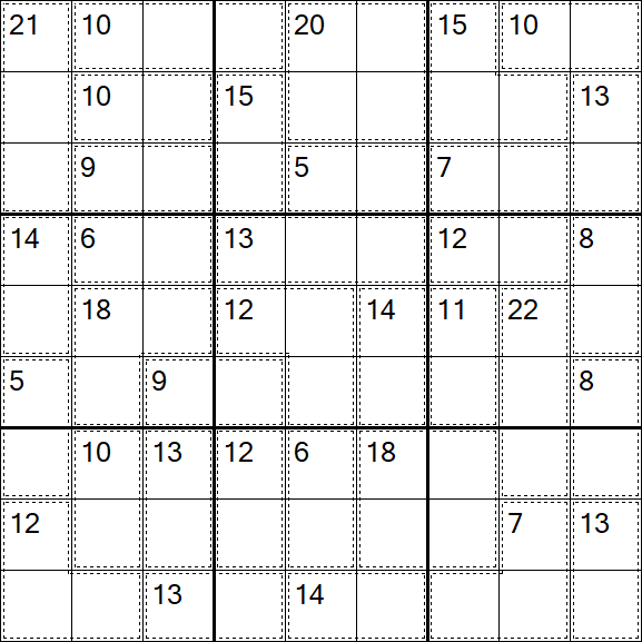 Killer Sudoku - Einfach
