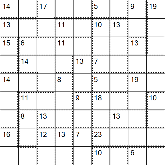 Killer Sudoku - Easy