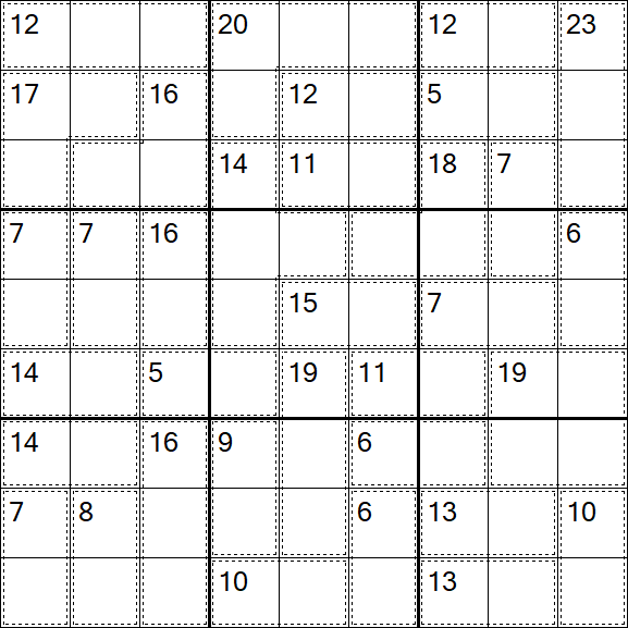 Killer Sudoku - Easy
