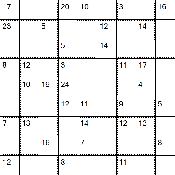 Killer Sudoku - Easy