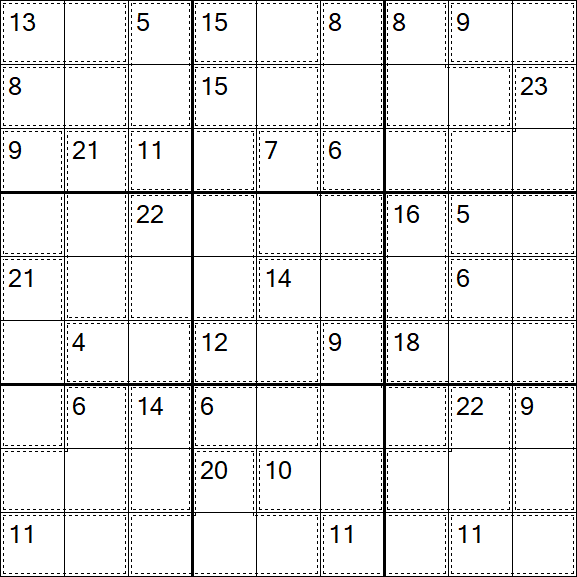 Killer Sudoku - Easy