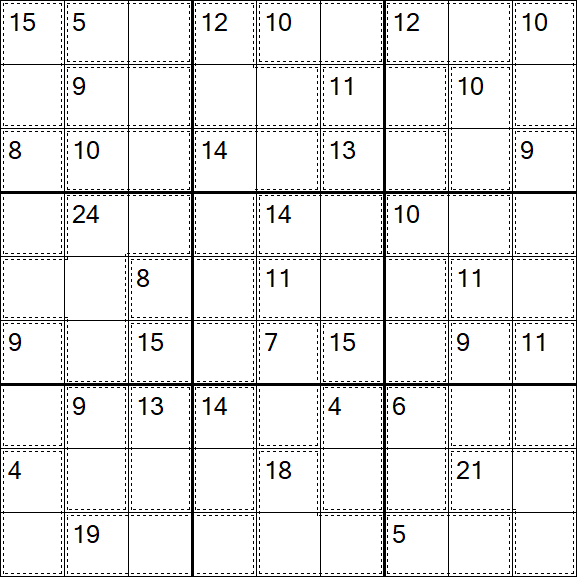 Killer Sudoku - Einfach