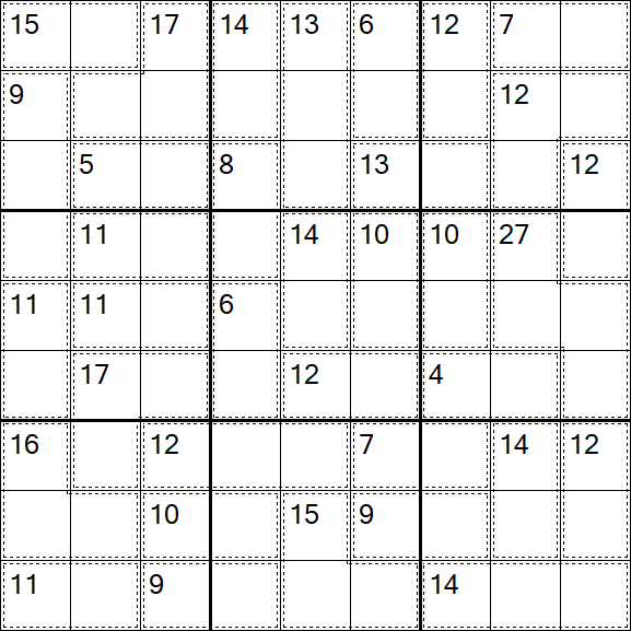Killer Sudoku - Einfach