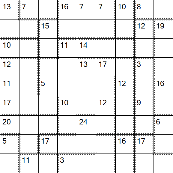 Killer Sudoku - Einfach