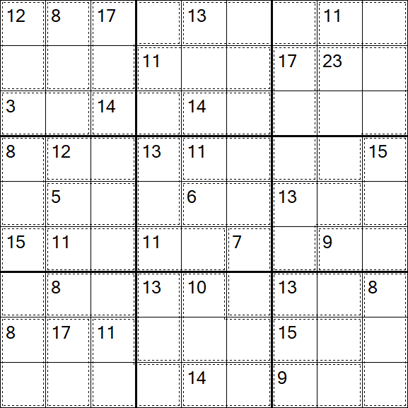 Killer Sudoku - Einfach