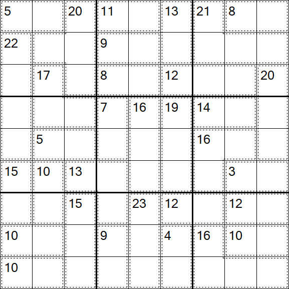 Killer Sudoku - Einfach