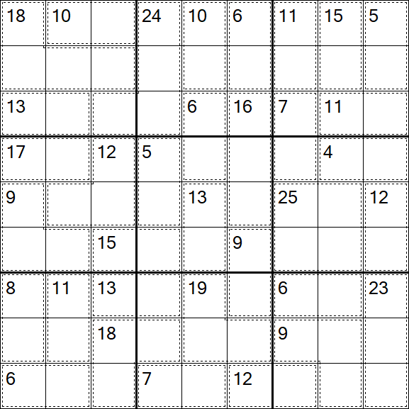 Killer Sudoku - Einfach
