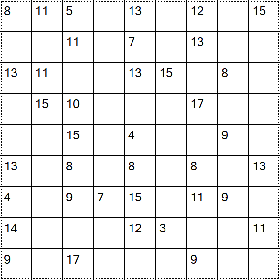 Killer Sudoku - Einfach